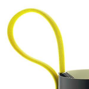 HAY kötél trükk LED állólámpa fekete/sárga kép