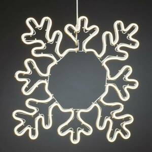 Hópehely LED dekoratív sziluett kültérre kép