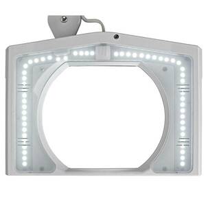 MAULvitrum LED-es nagyító lámpa bilinccsel, fehér színben kép