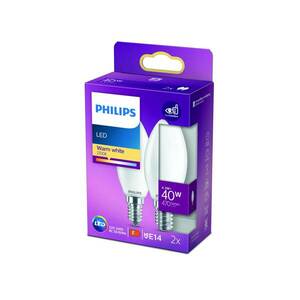 Philips LED gyertya B35 E14 4, 3W 2700K opál 2db kép