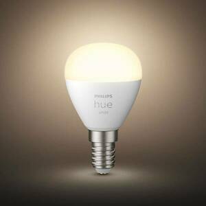 Philips Hue White LED csepp lámpa E14 5, 7W 2700K kép