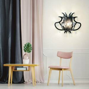 Slamp Medusa Designer fali lámpa, fekete kép