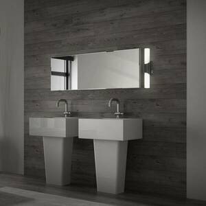 Fürdőszoba és tükörvilágítás Klak Brilo, fekete, 32 cm kép