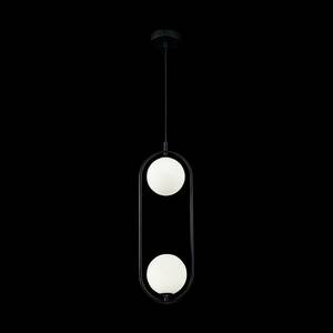 Maytoni Ring függő lámpa két izzós fekete/fehér kép