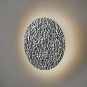 LED fali lámpa Meteor, Ø 27 cm, ezüst kép