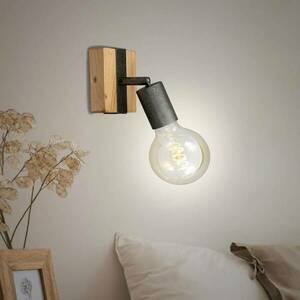 Fali lámpa Wood Basic, egylángú kép