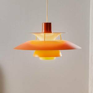 Louis Poulsen PH 5, designer függő lámpa narancs kép