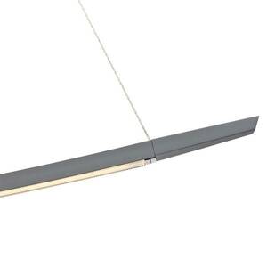 OLIGO Lisgo LED függő lámpa, matt szürke kép