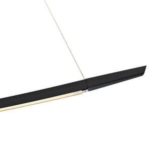 OLIGO Lisgo LED függő lámpa, matt fekete kép