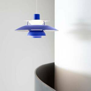 Louis Poulsen PH 5 függő lámpa monokróm kék kép