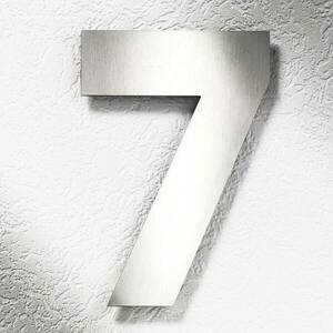 Rozsdamentes acél házszámok nagy, „7” kép