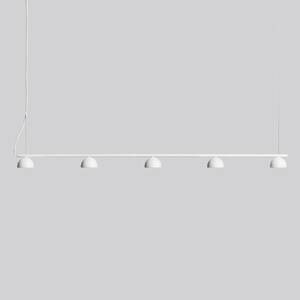 Northern Blush LED függő lámpa, öt izzós, fehér kép