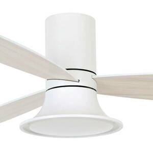 Flusso mennyezeti ventilátor LED világítással, fehér kép