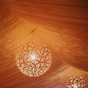 david trubridge Sola függő világítás Ø80cm bambusz kép