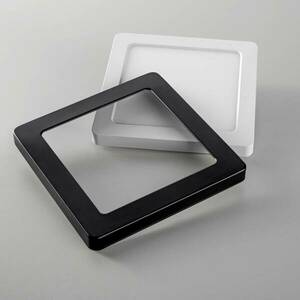 Keret Selesto LED panelhez, négyzet alakú, fekete kép