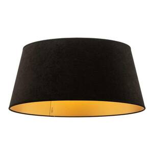 Kúp alakú lámpaernyő magassága 22, 5 cm, fekete/arany kép