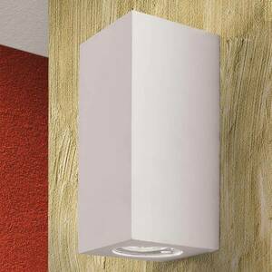 Fali lámpa Cube kerámia, fehér, magassága 15, 5 cm kép