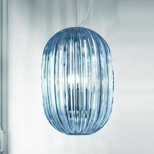 Foscarini Plass media függő lámpa E27, kék kép