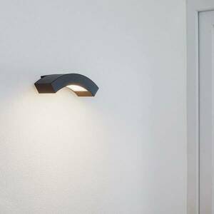 Ívelt LED kültéri fali lámpa Lennik kép