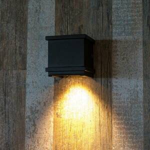 Borgo kültéri fali lámpa alumíniumból, fekete színben kép