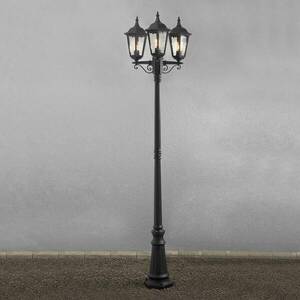 Firenze lámpa, 3 izzós, fekete kép