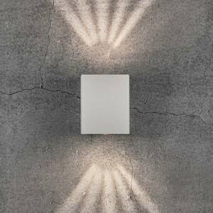 LED kültéri fali lámpa Canto Kubi 2, 10 cm, fehér kép