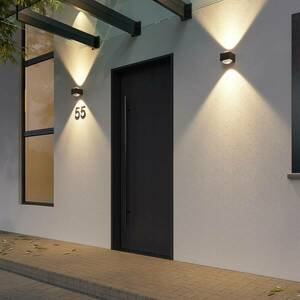 Lucande Almos LED kültéri fali szögl. 2 izzós kép