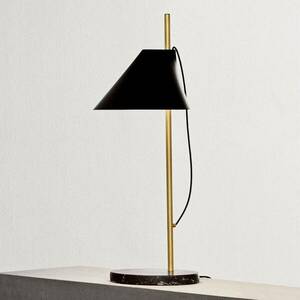 Louis Poulsen márvány lámpa Yuh sárgaréz, fekete kép