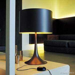 FLOS Spun Light T2 - fekete asztali lámpa kép