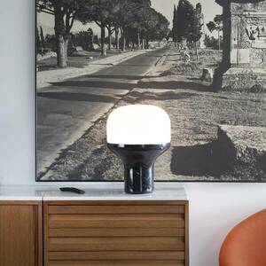 Martinelli Luce Delux asztal 22 cm márvány fekete kép