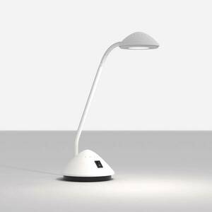 MAULarc LED asztali lámpa hajlékony karral, fehér színben kép