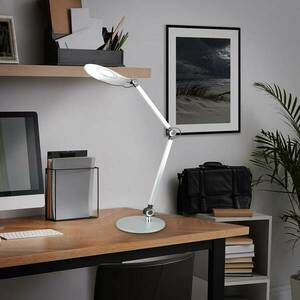 LED asztali lámpa Office, ezüst, CCT kép