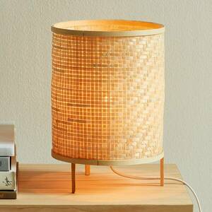 Asztali lámpa Trinidad természetes bambuszból kép