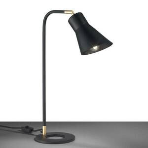 Asztali lámpa Conico, fekete/arany kép