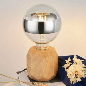 Pauleen Woody Sparkle asztali lámpa világos fából kép