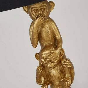 Textil asztali lámpa Three Wise Monkeys kép