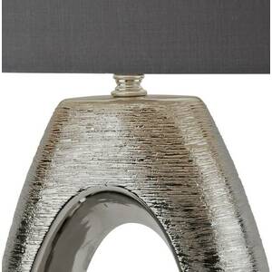 Kézműves asztali lámpa textil ernyővel kép