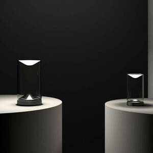 Lumina Eve LED asztali lámpa 3, 000K bázis fekete Ø12cm kép