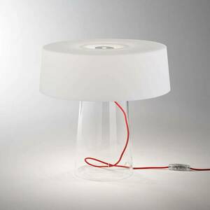 Prandina Glam lámpa 48cm átlátszó/búra fehér kép