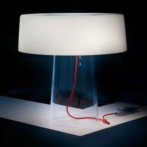 Prandina Glam lámpa 36cm átlátszó/búra fehér kép