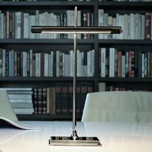 FLOS Goldman - USB-s asztali lámpa, füstszürke kép