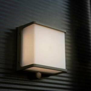 LED napelemes fali lámpa Doblo szenzorral, szélesség 15cm kép