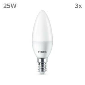 Philips LED-gyertya E14 2, 8W 250lm 2 700K matt 3db kép