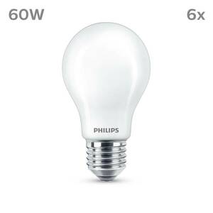 Philips LED izzó E27 7W 806lm 2700K matt 6db kép
