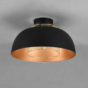 Punch mennyezeti lámpa, fekete/arany, Ø 35 cm kép