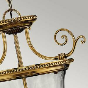 Cambridge függő lámpa, sárgaréz/üveg, 53, 3 cm kép