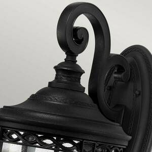 English Bridle fali lámpa IP44 Ø26, 7cm fekete kép