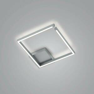 LED mennyezeti lámpa Yoko, négyzet nikkel kép
