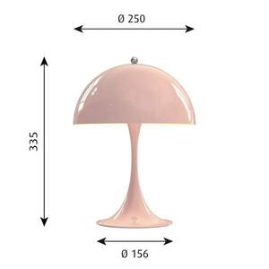 Louis Poulsen Panthella Mini LED asztali rosé kép