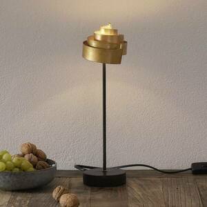 Asztali lámpa Banderole vasból arany színben kép
